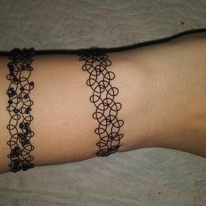 Bracelet, tattoo style bracelet,90s style bracelet
